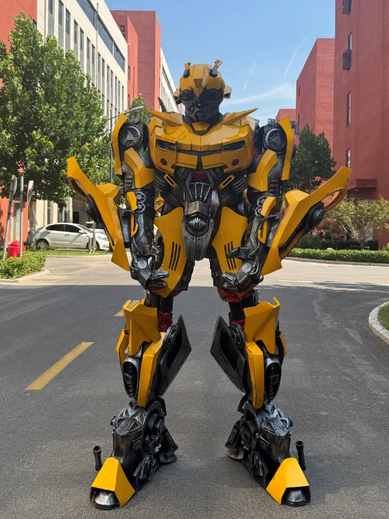 Realistic LED Animal Robot Stilt Walker Mascot Costume for Adults Unisex Halloween Party Wear Happy Sky