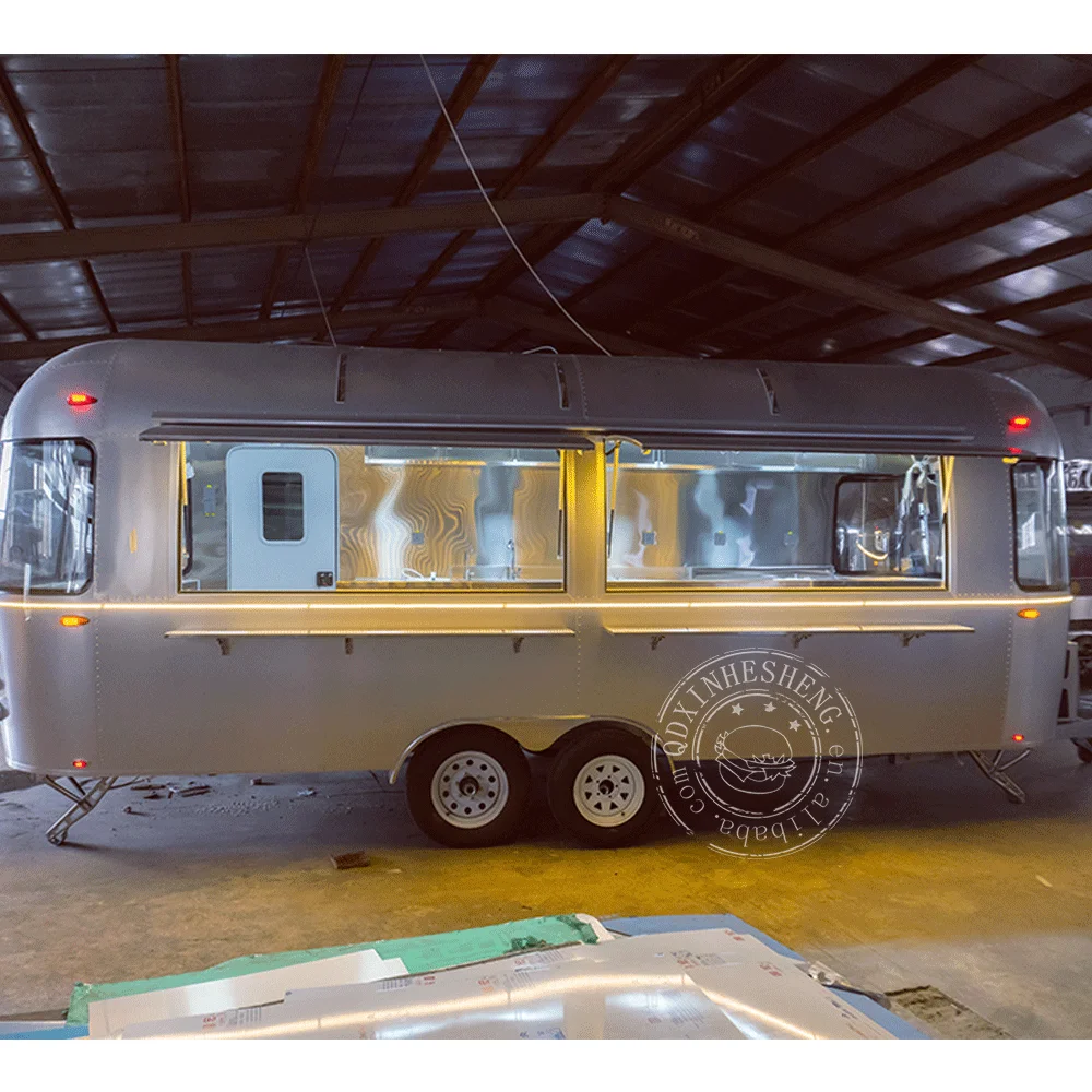 Seahisun Mobile Kitchen Pizza Bbq Fast Food Trailer Fully Equipped ...