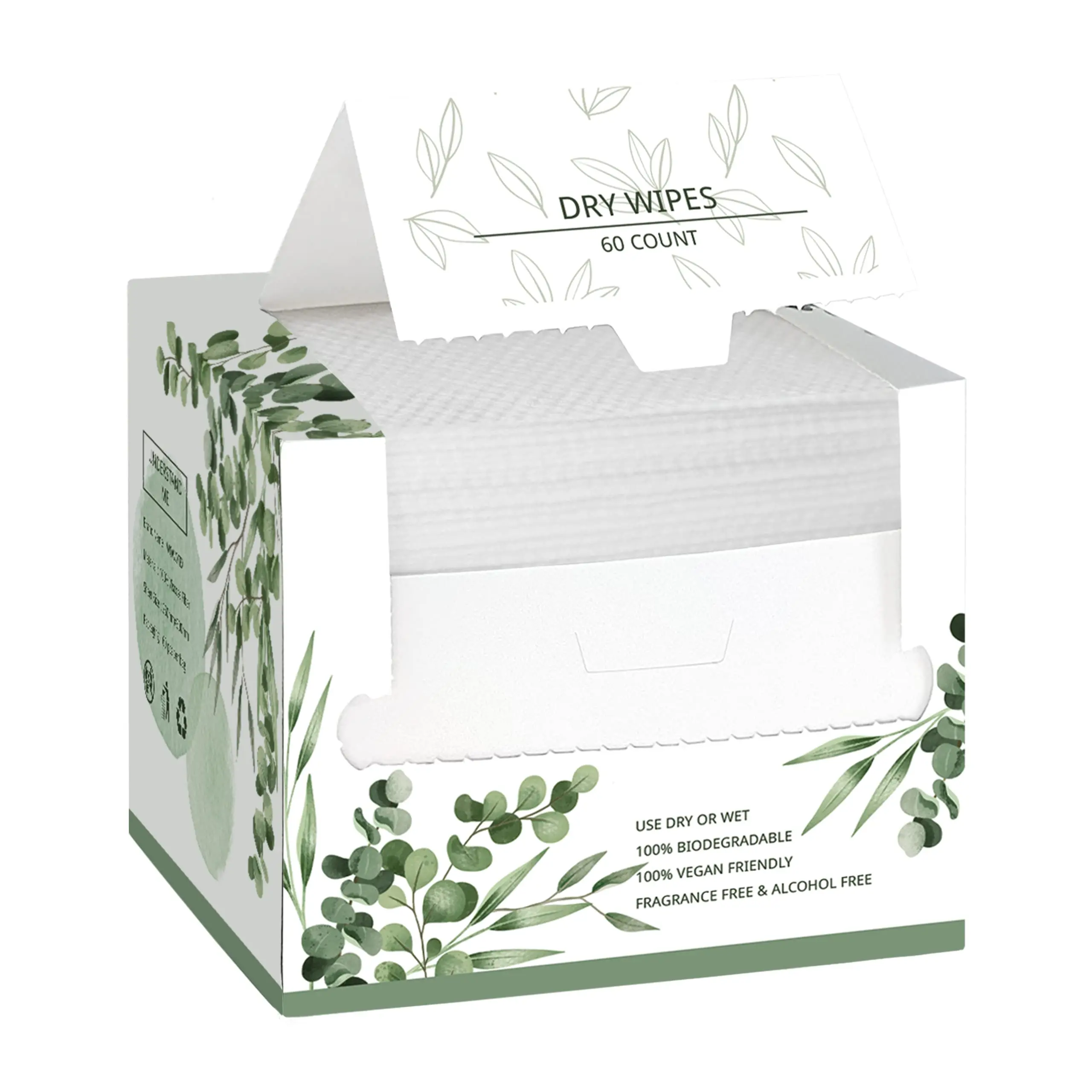 product oem disposable biodegradable face towels for spa salon beauty skincare disposable face towel biodegradable524-21