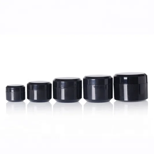 Black Cute Cream Jar 5G 10 Gr Cream Jar 25gram in Bulk Container Bottle 30g 50g Cosmetic Jar Cream 20 g 100g for Gel