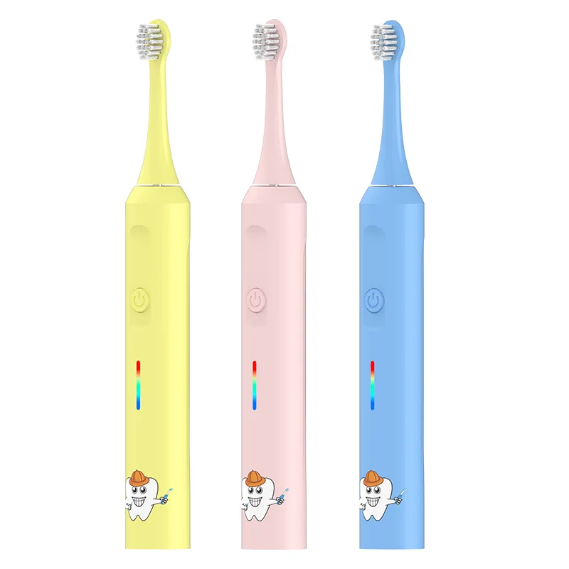 2024 Hot Styles Custom Wireless Charging Smart Sonic kids children rechargeable electric toothbrush