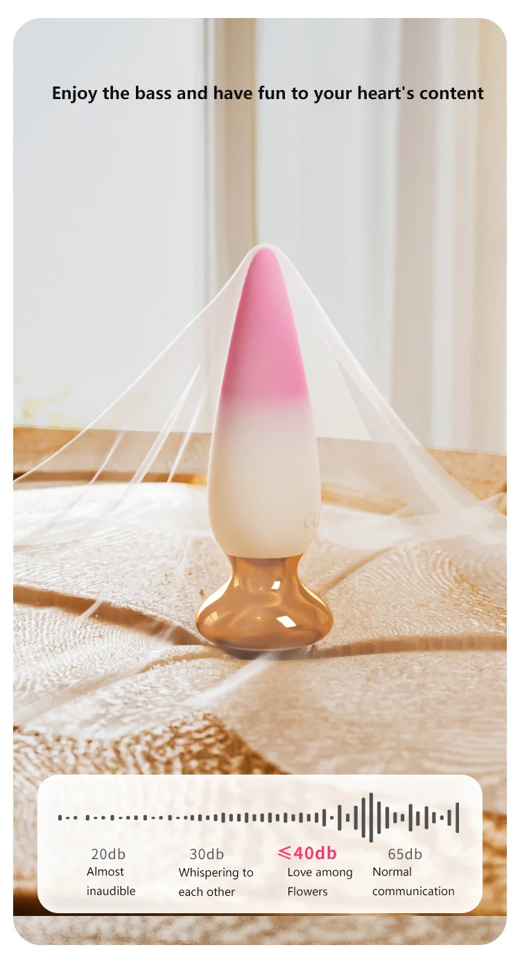 Vibratore anale Flower Love per uomini e donne, masturbatore da giardino a doppio uso, giocattoli sessuali civettuoli da indossare fuori casa_voghion.com