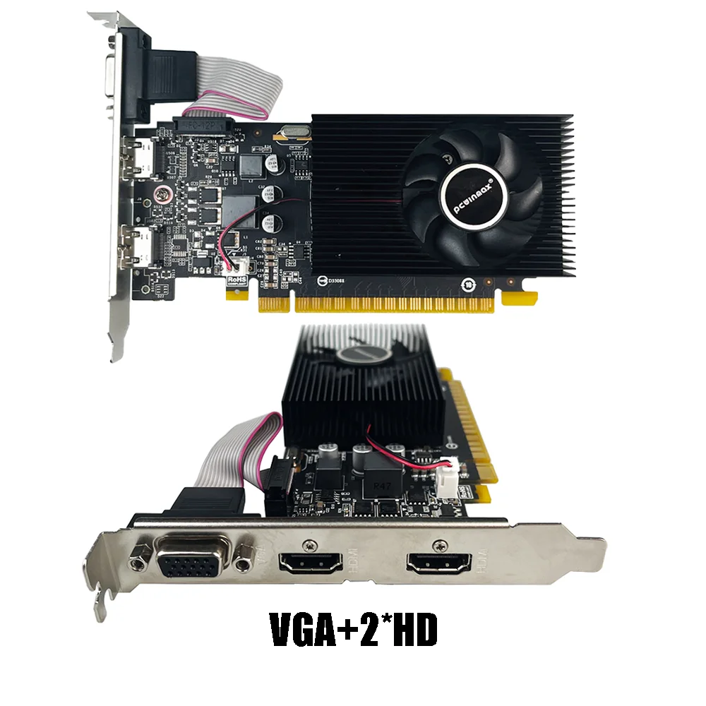 GPU GT730 2G/4G DDR3 64BIT Efficient 3D Graphic Card