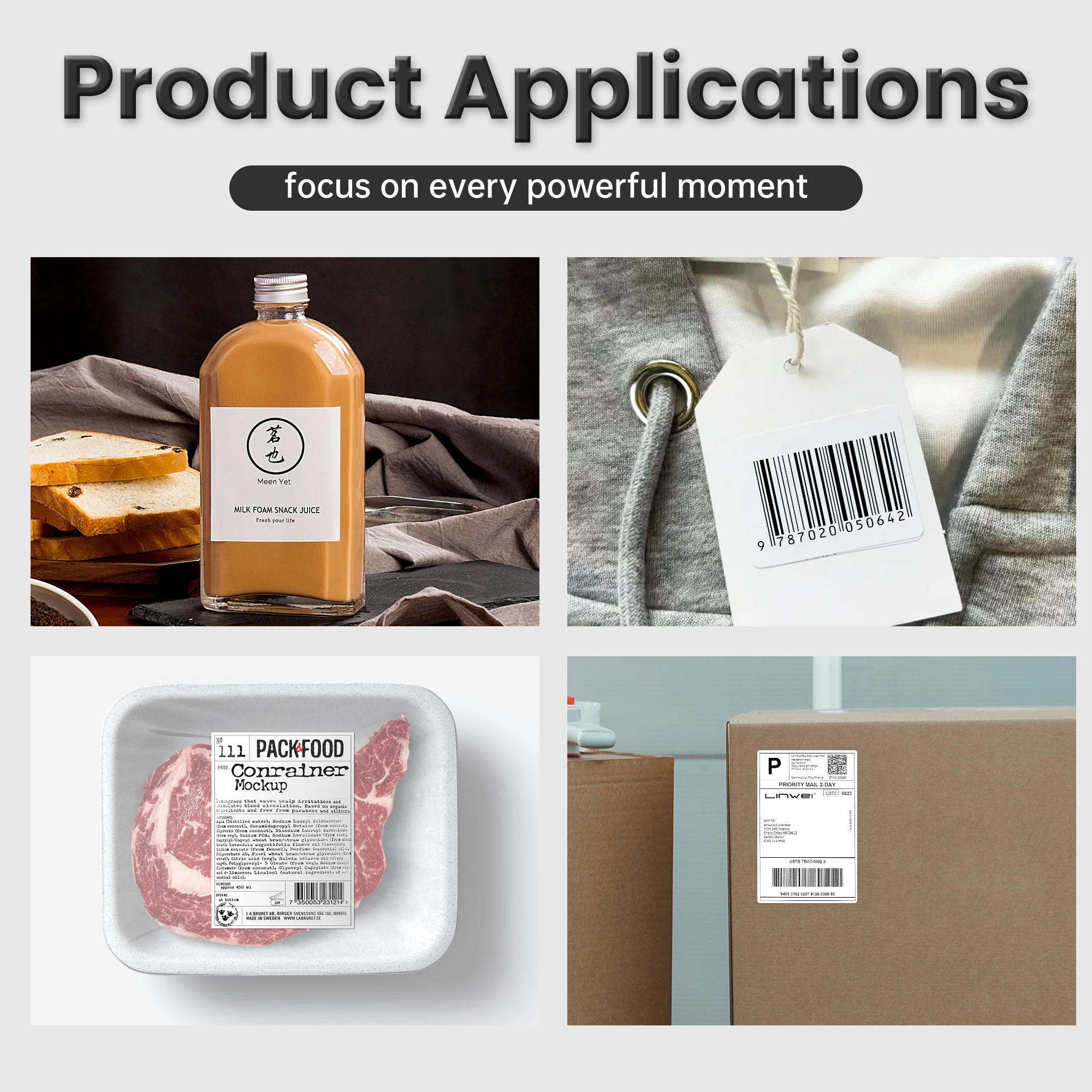 Avery-Megastar LP4MS-10574 Etichette Bianche Adesive In Fogli A4 Senza - Foto 2