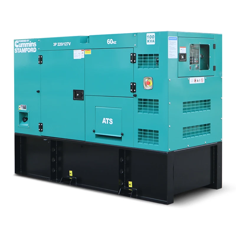 9kVA 12kVA 15kVA Silent diesel Generator Set Powered by Original NPPerkin 403A Engine Newtec Prime Backup Use 7kW 10kW 10kVA