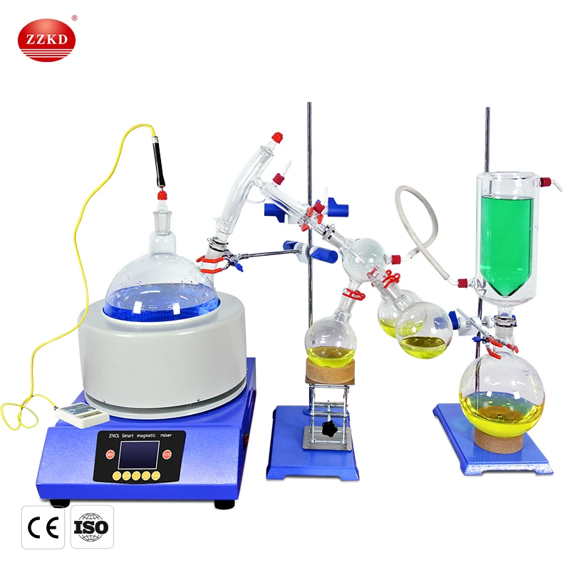 2l 5l 10L 20l Lab Vacuum C Bd Fractional Short Path Shortpath Distillation Equipment for Extraction