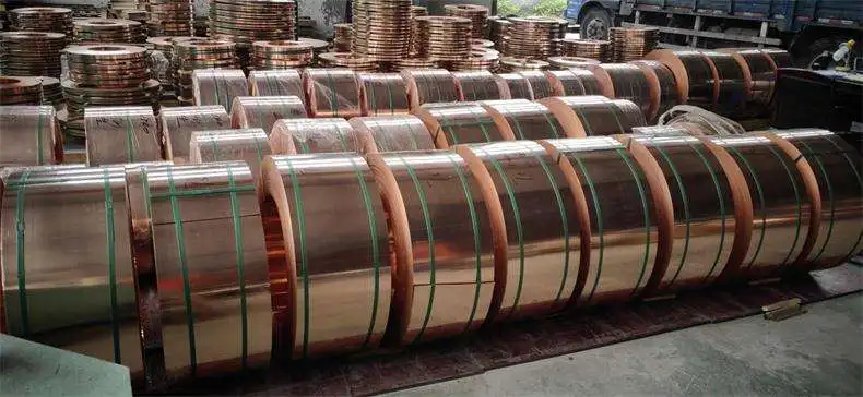 99.9% pure copper roll strip C1100 C1200 C1020 C5191 Copper Strip coil