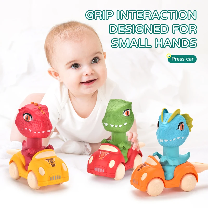 Cute Animal Design Baby Press And Go Toy Running Stress Relief Toys Fun Other With Whistle Toys