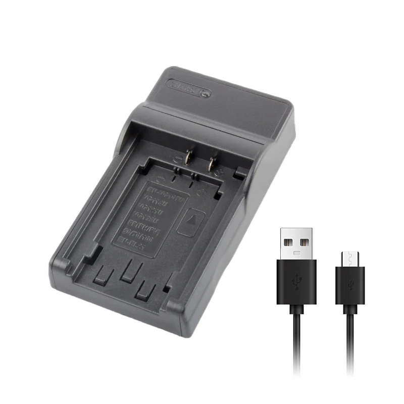 RingTeam EN-EL21 Single USB Charger With Indicator Light ENEL21 Battery Charger for Nikon 1 Micro Single V2 MH-21 Camera