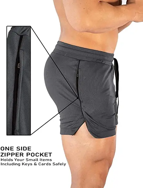 Custom Private Label Casual Quick Drying Shorts Summer Gym Sport Athletic Men Shorts With Pocket476_voghion.com