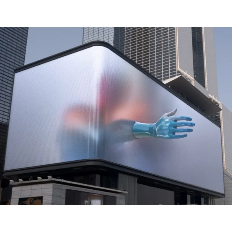 Naked Eye Hologram Technology Immersive Advertising Interactive 3d Video Wall Screen Outdoor 3d Led Display