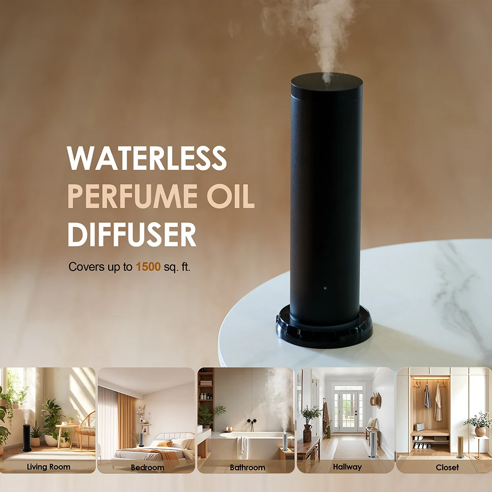 CNUS Stream2 Tower Electric Essential Oil Aluminum Scent Diffusers for Home Office Aromatizantes Para El Hogar