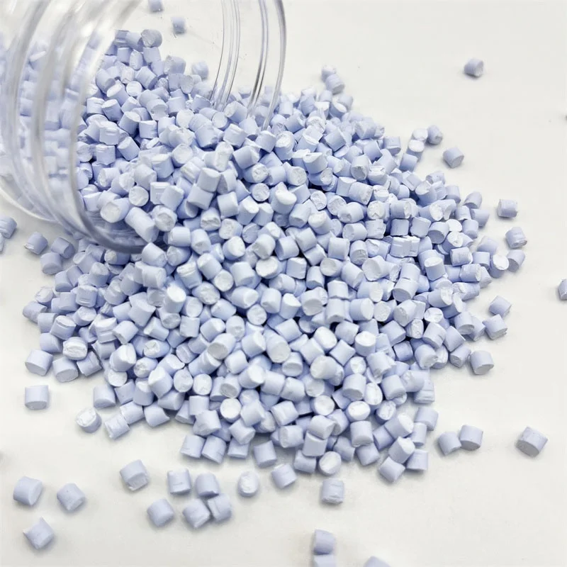 Moldable Plastic Pellets Lasurite White Master Batch For Ppc Pvc Pipe