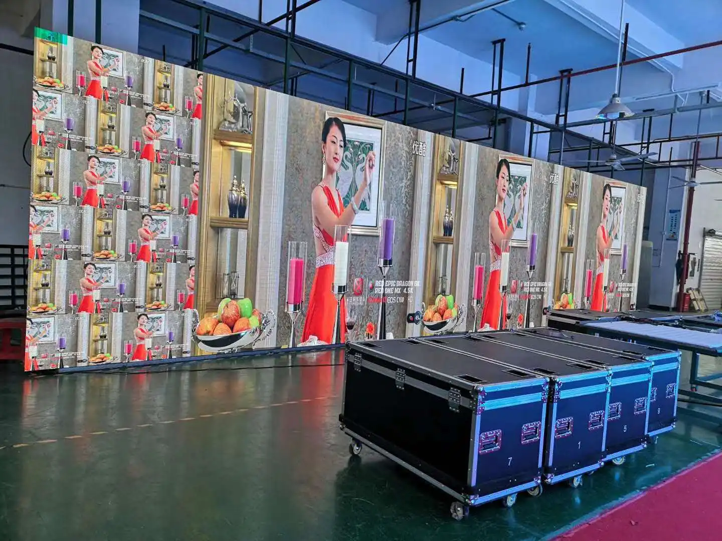 Novastar Linsn Control Indoor Full Color LED Display For Advertising Rental