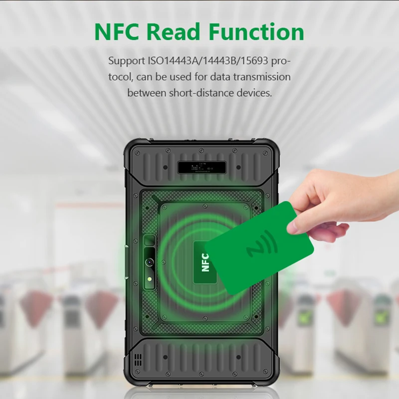 Geshem 10 Inch Android NFC 4G LTE Industrial Rugged Tablet