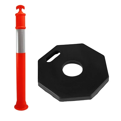 Australia Road Safety T-TOP Bollards 6kgs 8kgs Plastic Rubber Black Base