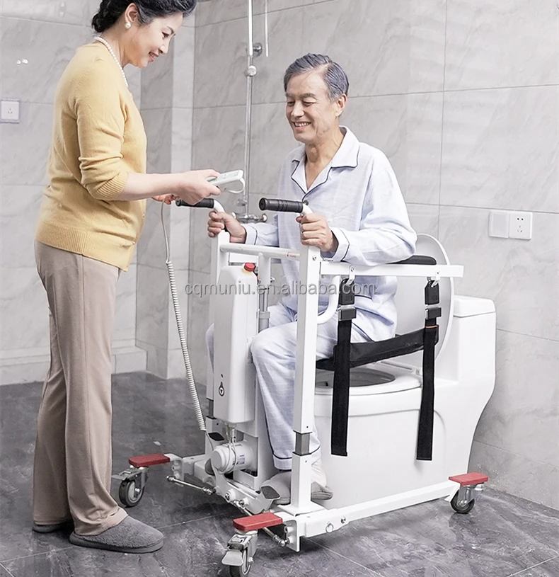 Ixp4 Waterproof Medical Electric Hydraulic Patient Transfer Commode ...