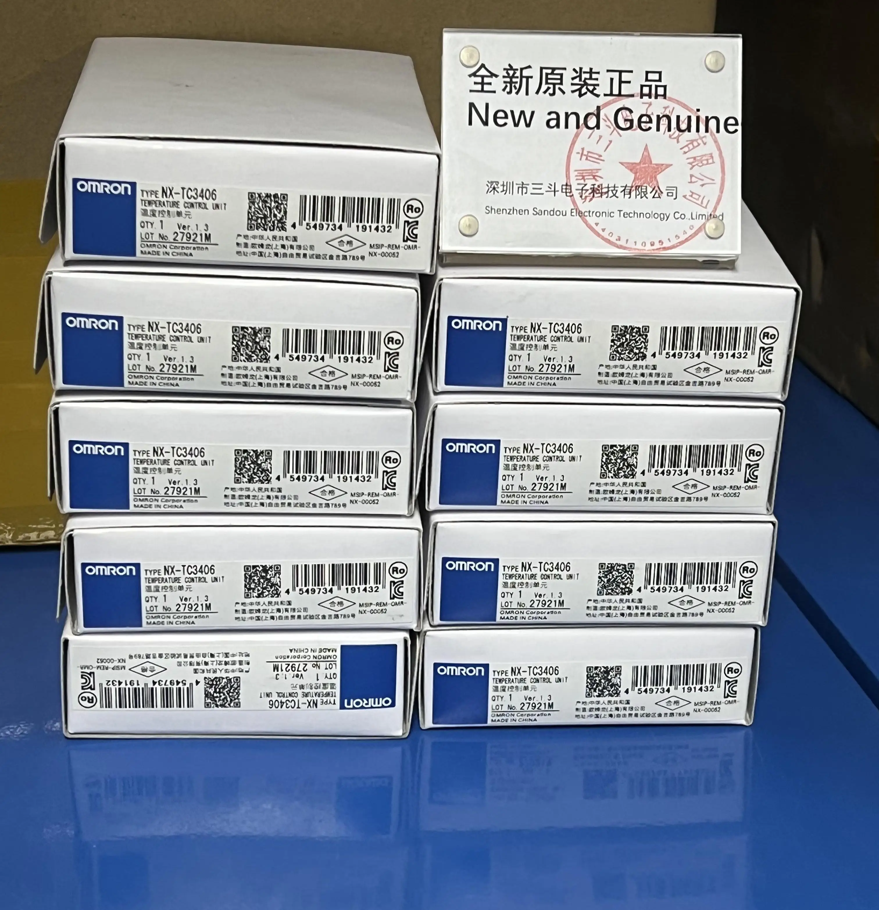 OMRON Temperature Control Unit NX-TC3406