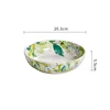 Vert, plat profond de 8 pouces