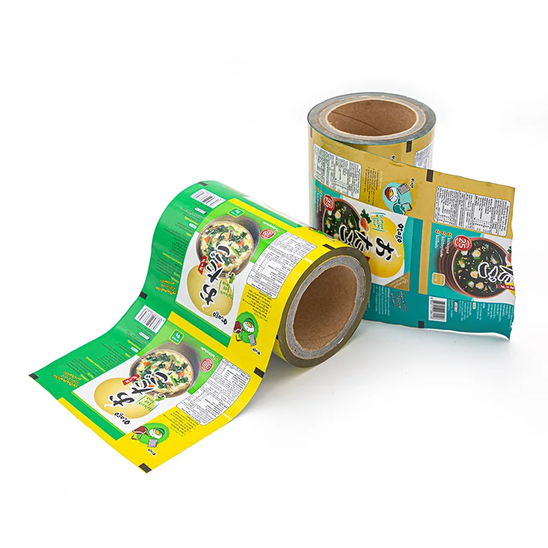 Custom film packaging Instant Soup Printing Plastic Wrap Food Packaging Film