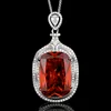 Orange pendant with Chopin chain