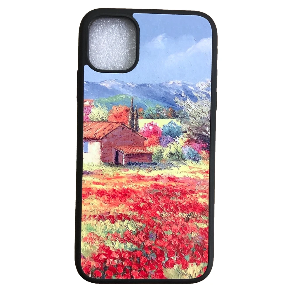 2D Sublimation Blank Phone case for iphone Sublimation case for samsung Blank Sublimation Cell Phone case for xiaomi