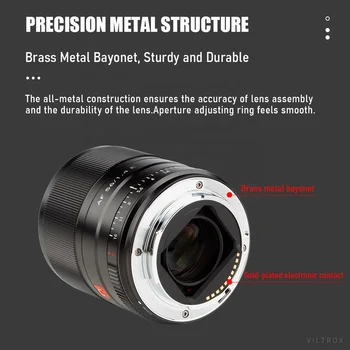 Viltrox 56MM F1.4 E STM AF Large Aperture Auto Focus Portrait Lens for  E-Mount APS-C Mirrorless Camera A9 A7RIV A7S A6600 detail image