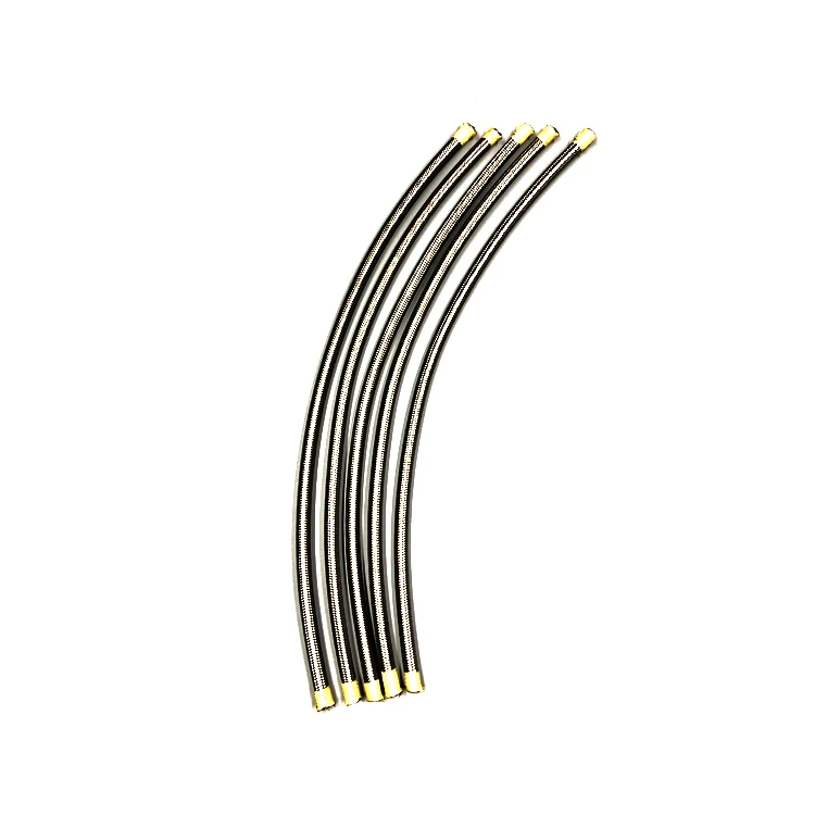 Auto Wire Protecting Ptfe Pipe Corrugated Hoses Transparent Tube Corrugated Flexible An3 Ptfe Fuel Hose