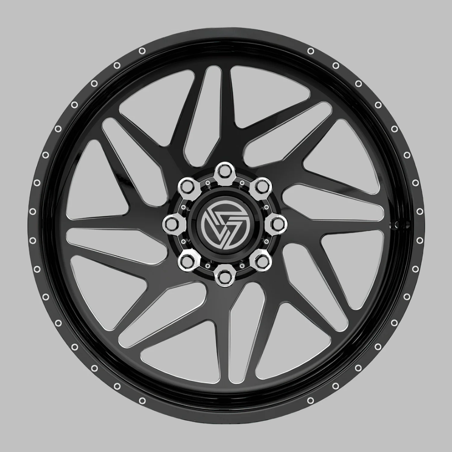 XL Custom Deep Lip Forged Wheel 22x12 24x14 26x16 28x16 Polished Offroad Alloy Rim for Ford F150 RAM GMC Silverado Pickup Trucks - Image 3