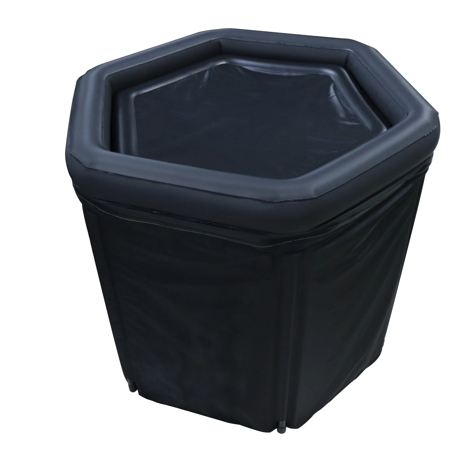 New Arrival Portable Inflatable Ice Bath Hexagonal Sturdy Spa Bathtub Cold Plunge Soaking Therapy Barrel