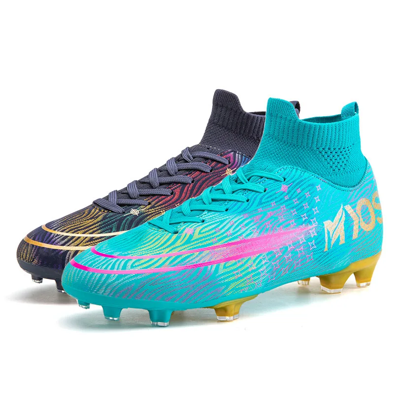 Uitgaan exegese Ban Wholesale Newly Trend Rainbow Colors Wearable Breathable High Soccer Shoes  T F Durable Men' s Football Outdoor Sports Shoes From m.alibaba.com