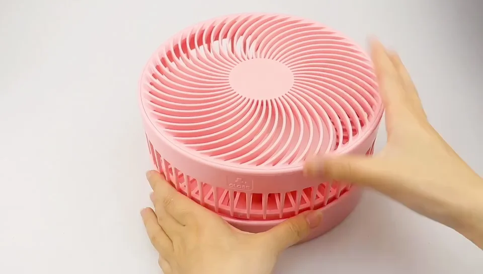 night super silent motor 30~40db tower fan portable folding fan