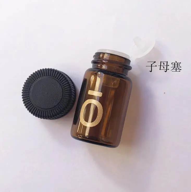 New Design 2ml doterra  Mini Amber Glass  Essential Oil Vial