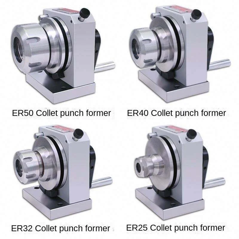 TEBAK CNC Milling & Grinding ER25 ER32 One-Way Punch Former Custom Metal Milling Punch HPEDM Two Way Punch Former V-block Holder