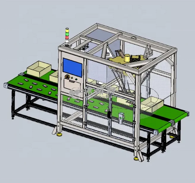 Automatic Spider Hand Delta Arm Robot Pouch Bags  Carton Case Packer Packing Machine