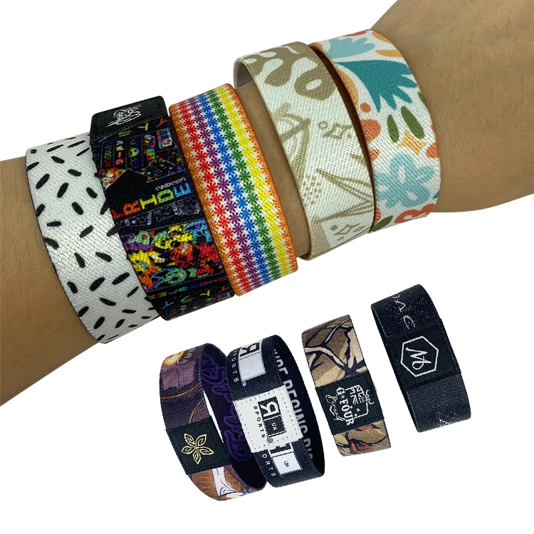 Bracelet de Sport en Polyester avec Logo personnalisé, pour fête