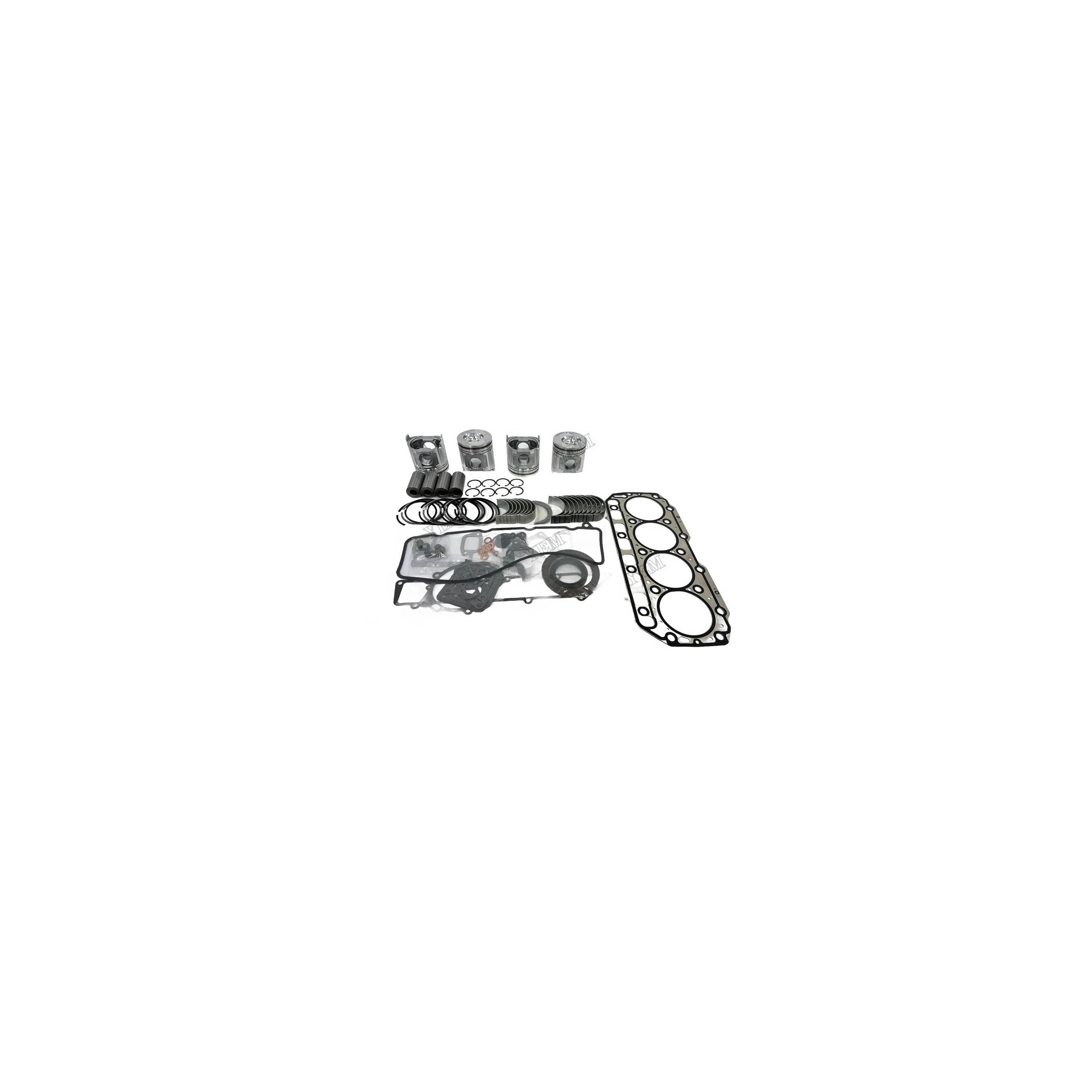 For Komatsu 4D106 Overhaul Re-ring Kit Repair Part Gasket Piston Set Diesel Engine Parts