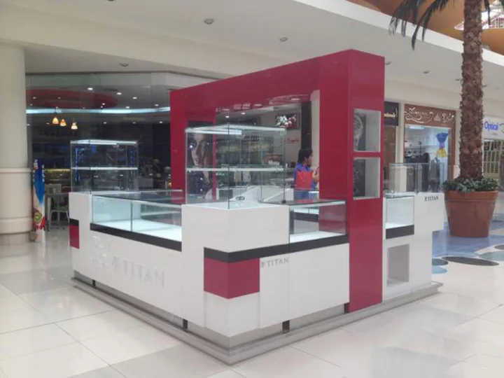 Customized Kiosk Watch Price Retail Display Solutions