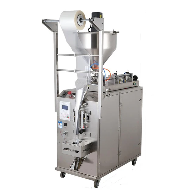 Small electric granule powder packaging machine   Coffee powder/nuts three-side seal back seal multi-function packaging machine