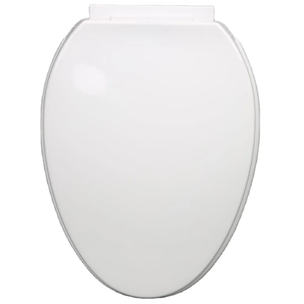 Cachet Quiet-Close Elongated Closed Front Plastic Toilet Seat 19 inch V shape