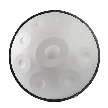 High Quality 9 Notes White Handpan Drum for Beginners-Manufacturer D Kurd 440/432 Percussion Drums