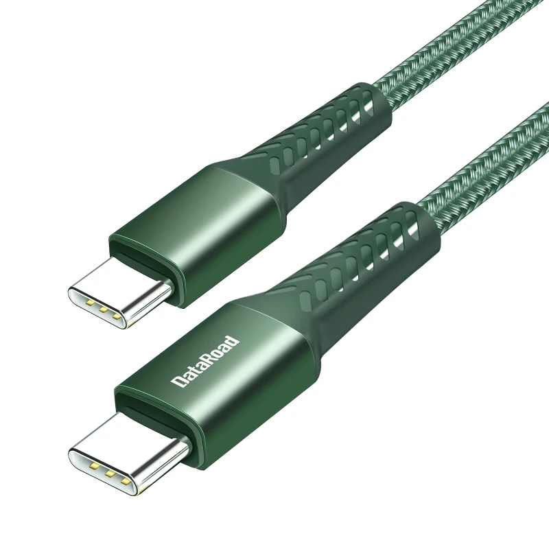 Кабель для быстрой зарядки DataRoad, PD 60 Вт Кабель для быстрой зарядки Type-C в Type-C, 5A PD, зарядный кабель для телефона