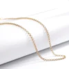 Catena a maglia doppia O da 2,5 mm - Oro