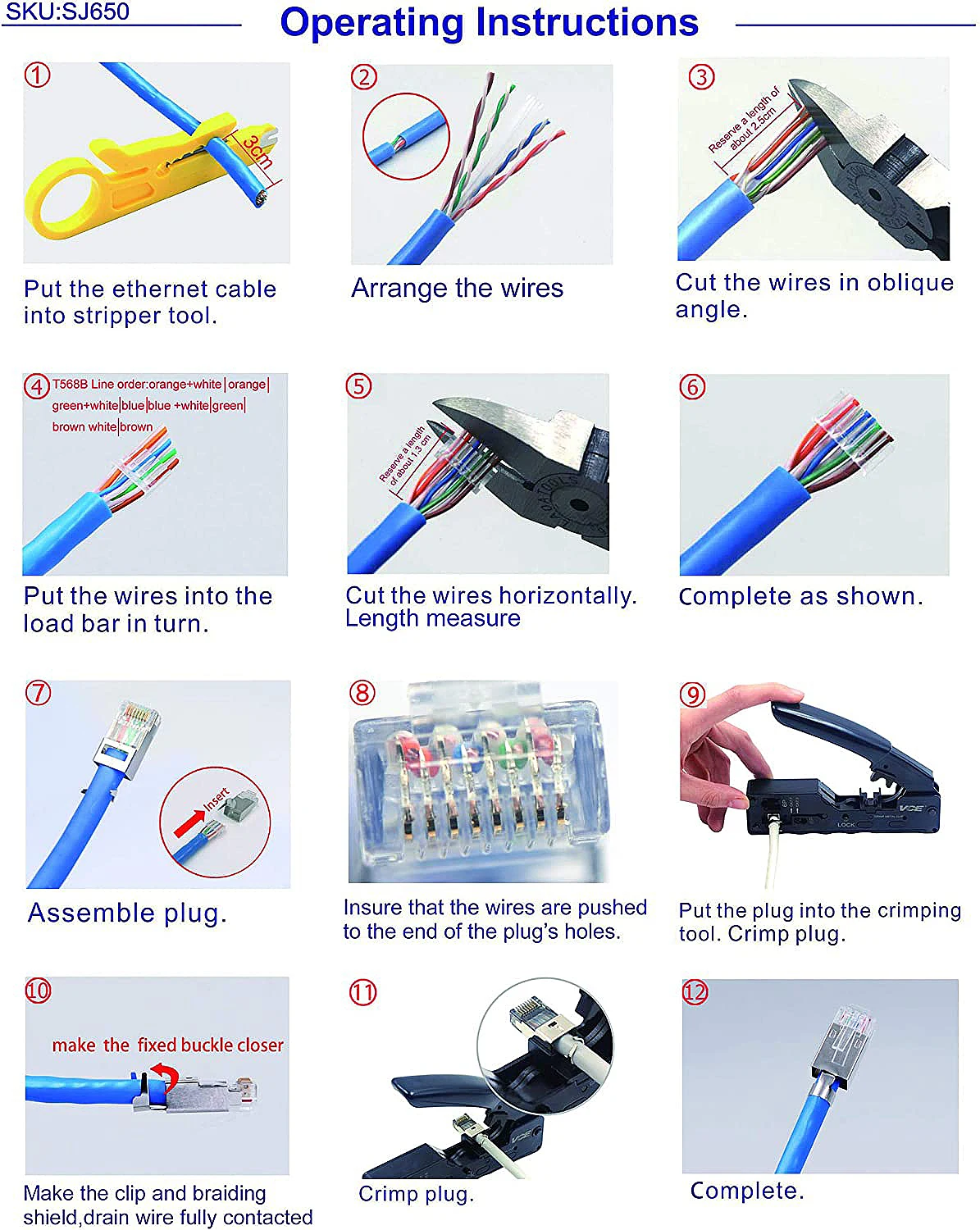 Cable Joint Network Cable 8p8c Connecteur Sftp Amp Rj 11 Rg45