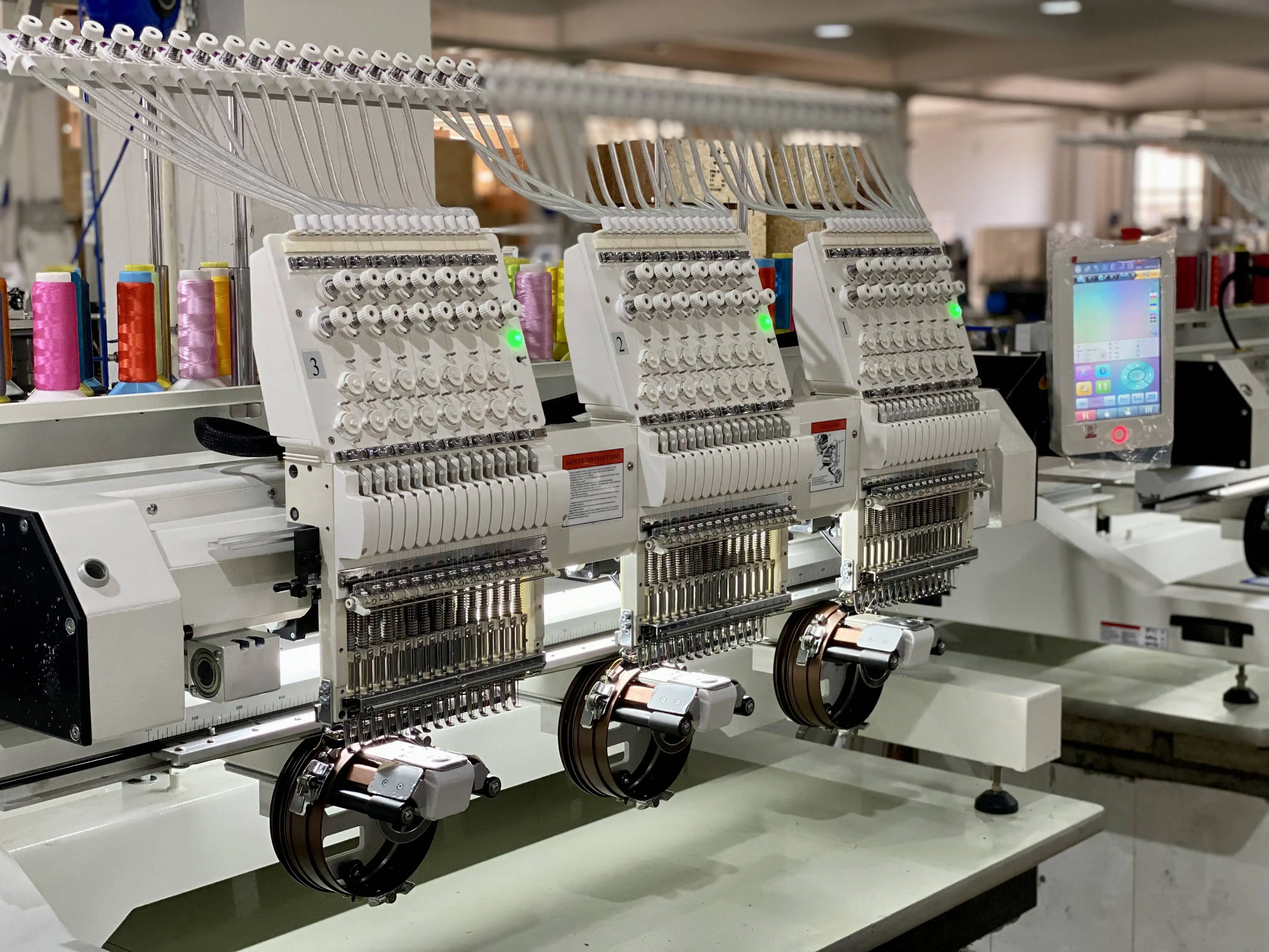 AS-BC1202 Double Head Automatic Computerized Embroidery Machine for Cap, Flat and Garment Embroidery supplier