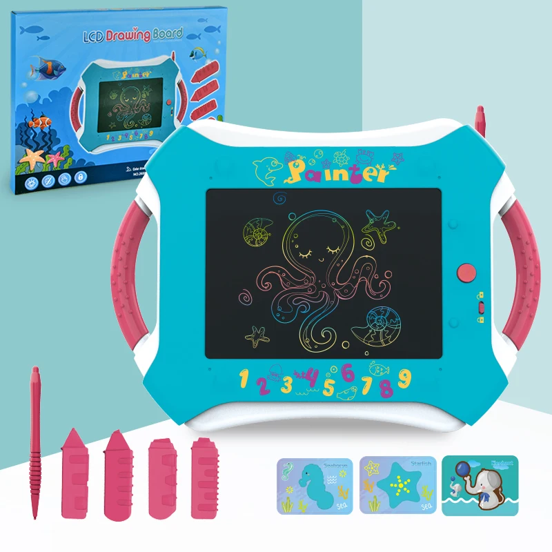 Magic Light Drawing Pad For Kids Lcd Writing Tablet Doodle Erase ...