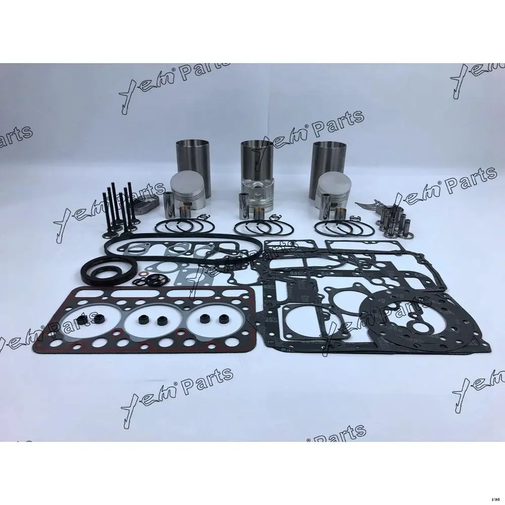 For Kubota D1402 IDI Overhaul Kit With Bush Excavator Engine Part 2