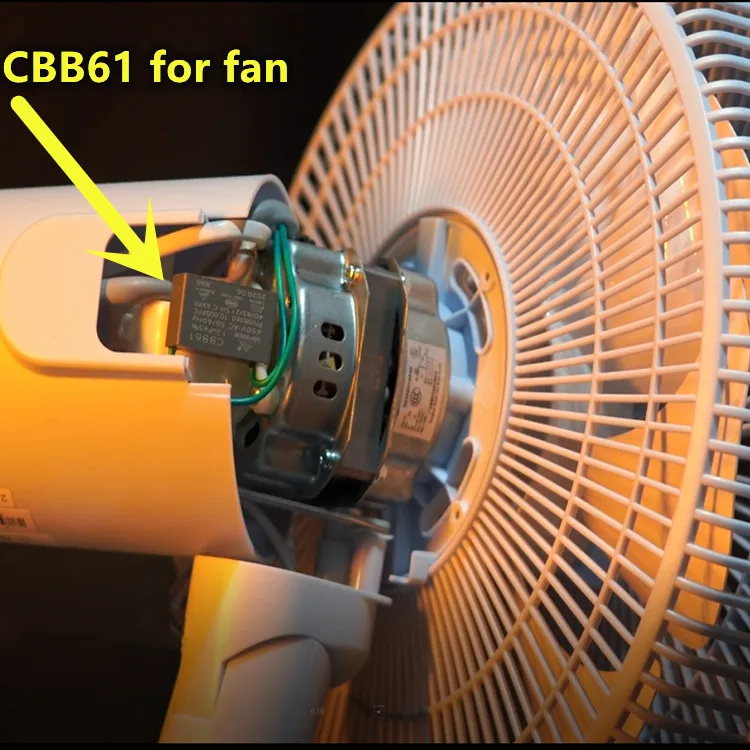 Lasko Fan Capacitor Cbb61 Condensador De 7 5 Uf Cbb61 Capacitor E183963