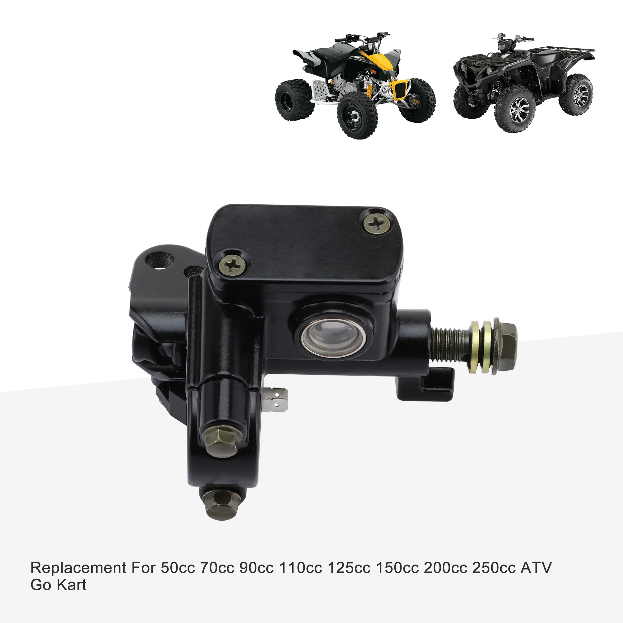 Maître Cylindre Frein Avant GOOFIT Avec Plaquettes Pour 50cc 70cc 90cc 110cc 125cc 150cc SUV