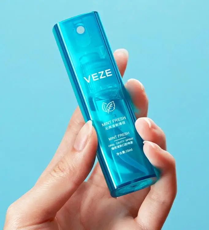 VEZE cool Oral cleaning care freshener mouth wash spray fresh breath oral refreshing spray mouth spray